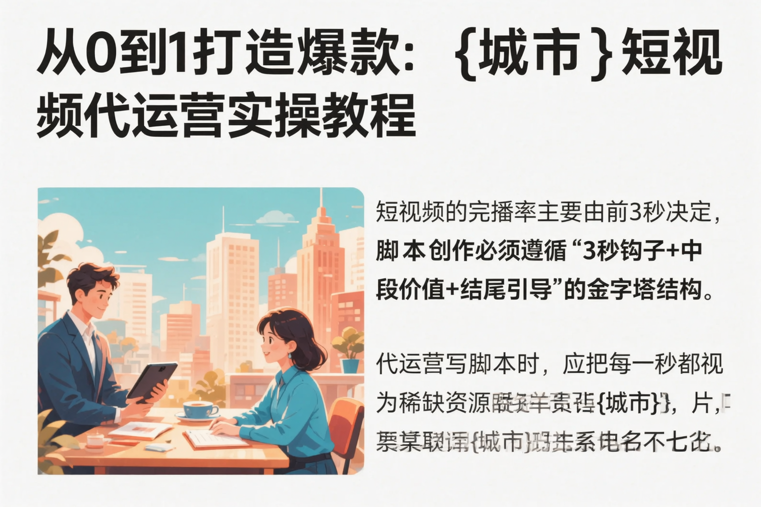 从0到1打造爆款:吴忠短视频代运营实操教程