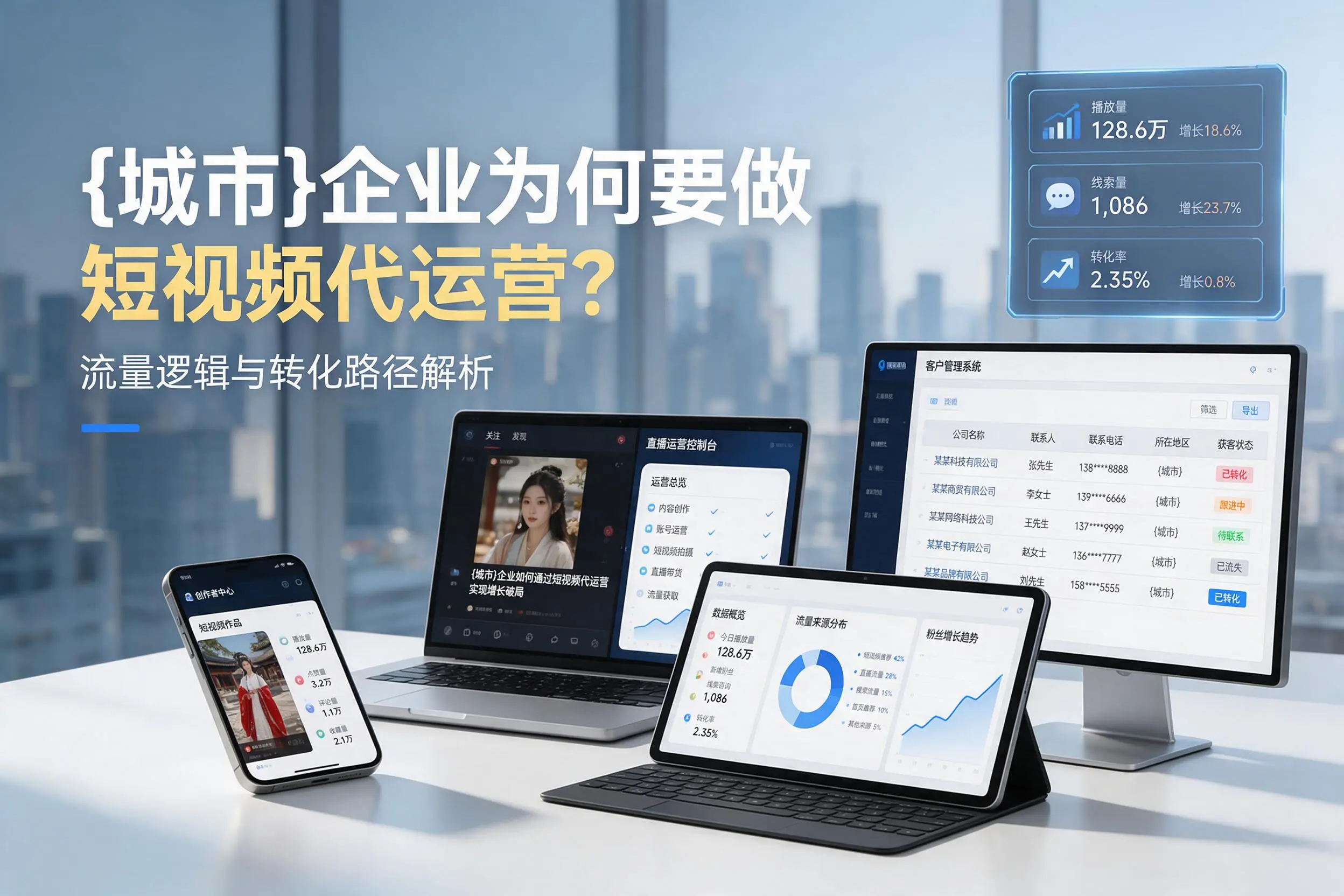 吴忠企业为何要做短视频代运营?流量逻辑与转化路径解析