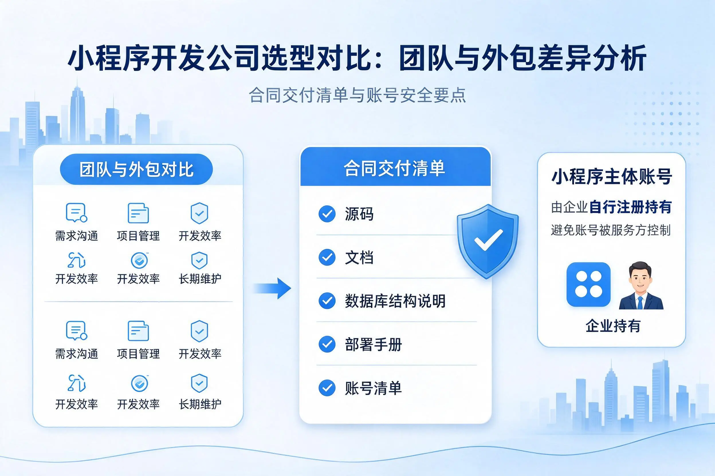 吴忠小程序开发公司选型对比：团队与外包差异分析