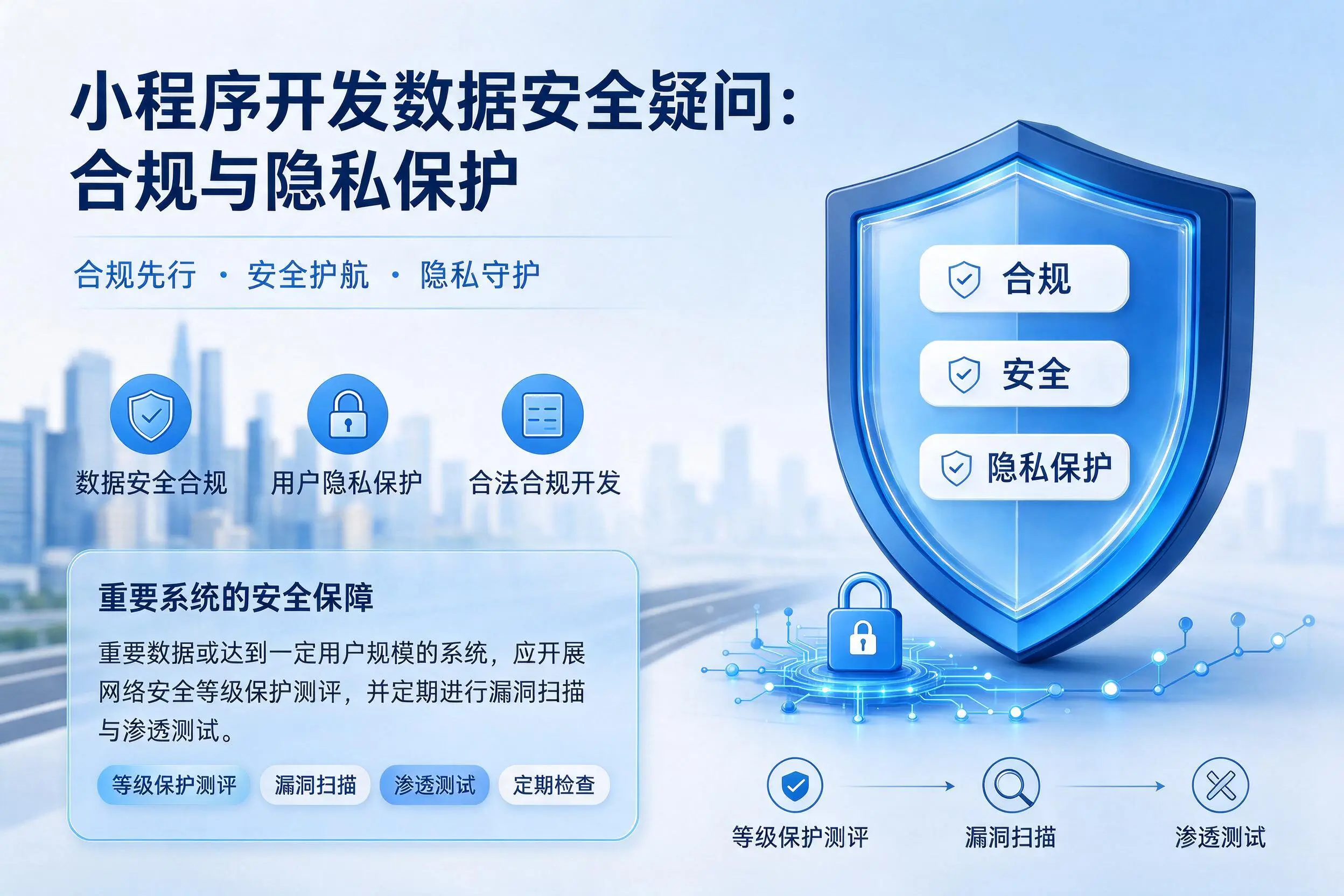 吴忠小程序开发数据安全疑问：合规与隐私保护