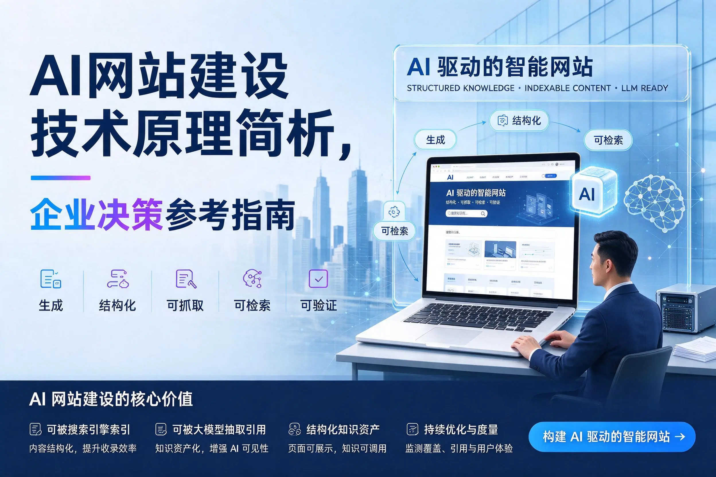 AI网站建设技术原理简析,吴忠企业决策参考指南