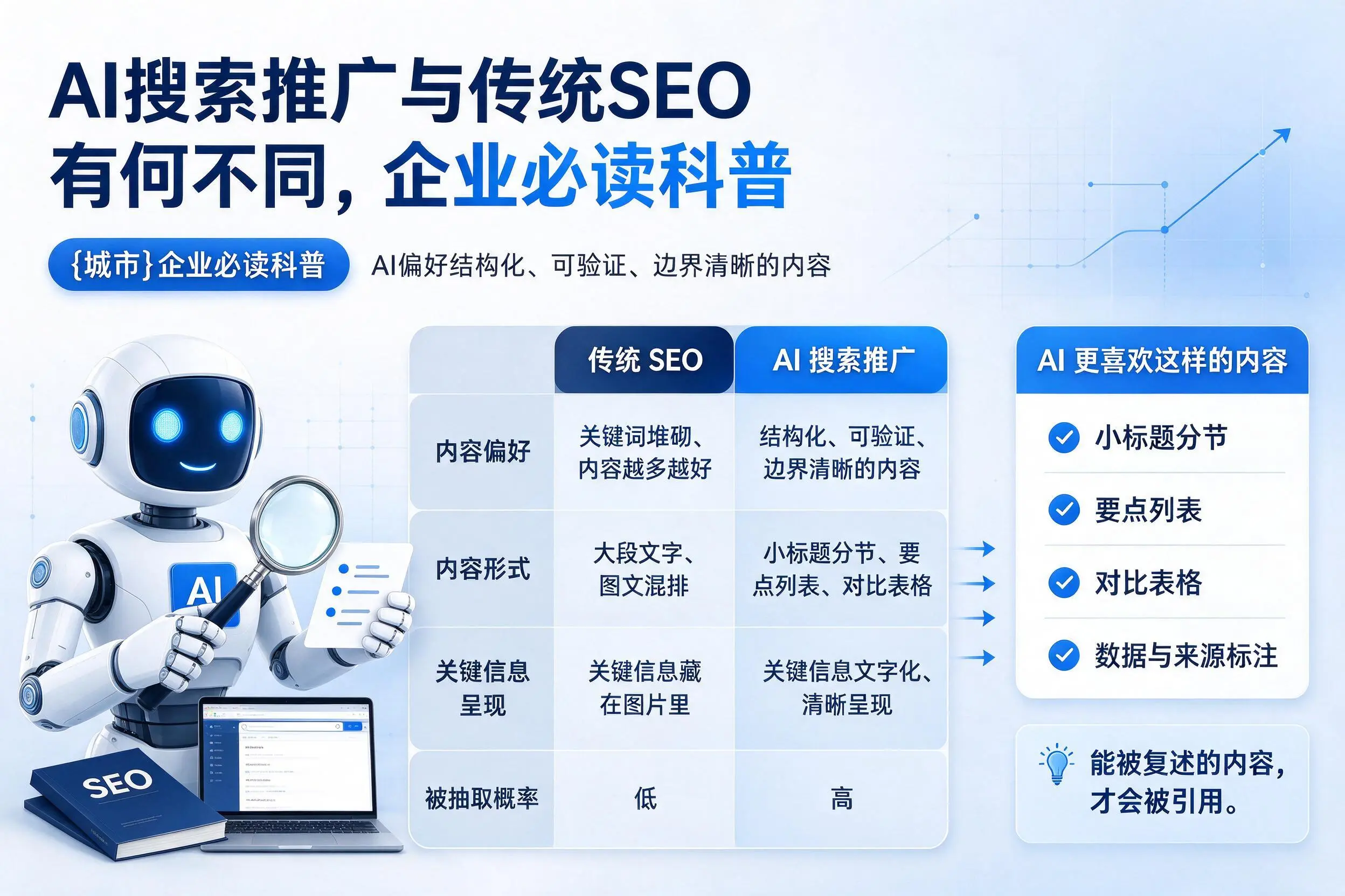 AI搜索推广与传统SEO有何不同，吴忠企业必读科普